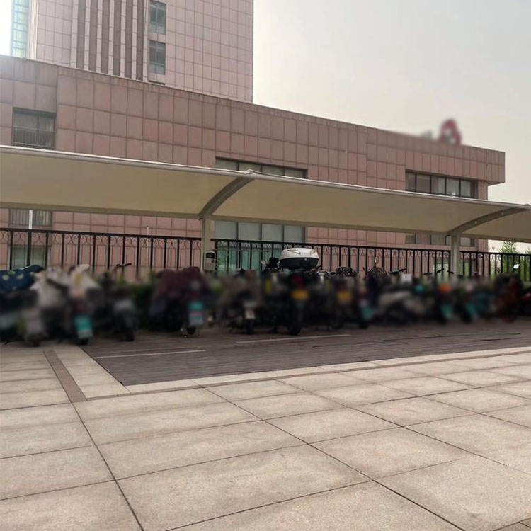 玉树膜结构电动车棚