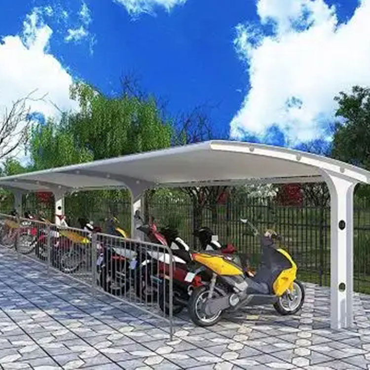 玉树膜结构电动车棚