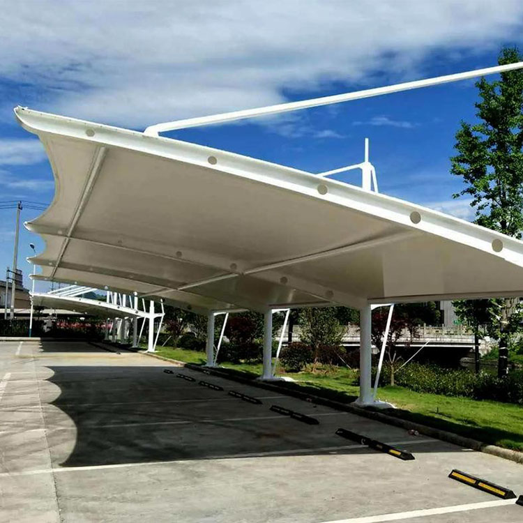 玉树膜结构汽车棚