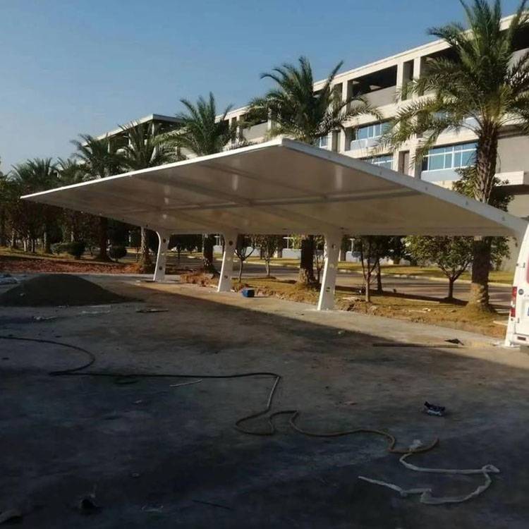 玉树膜结构汽车棚