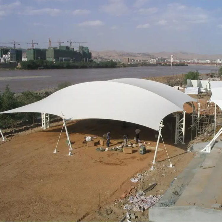 玉树膜结构汽车棚